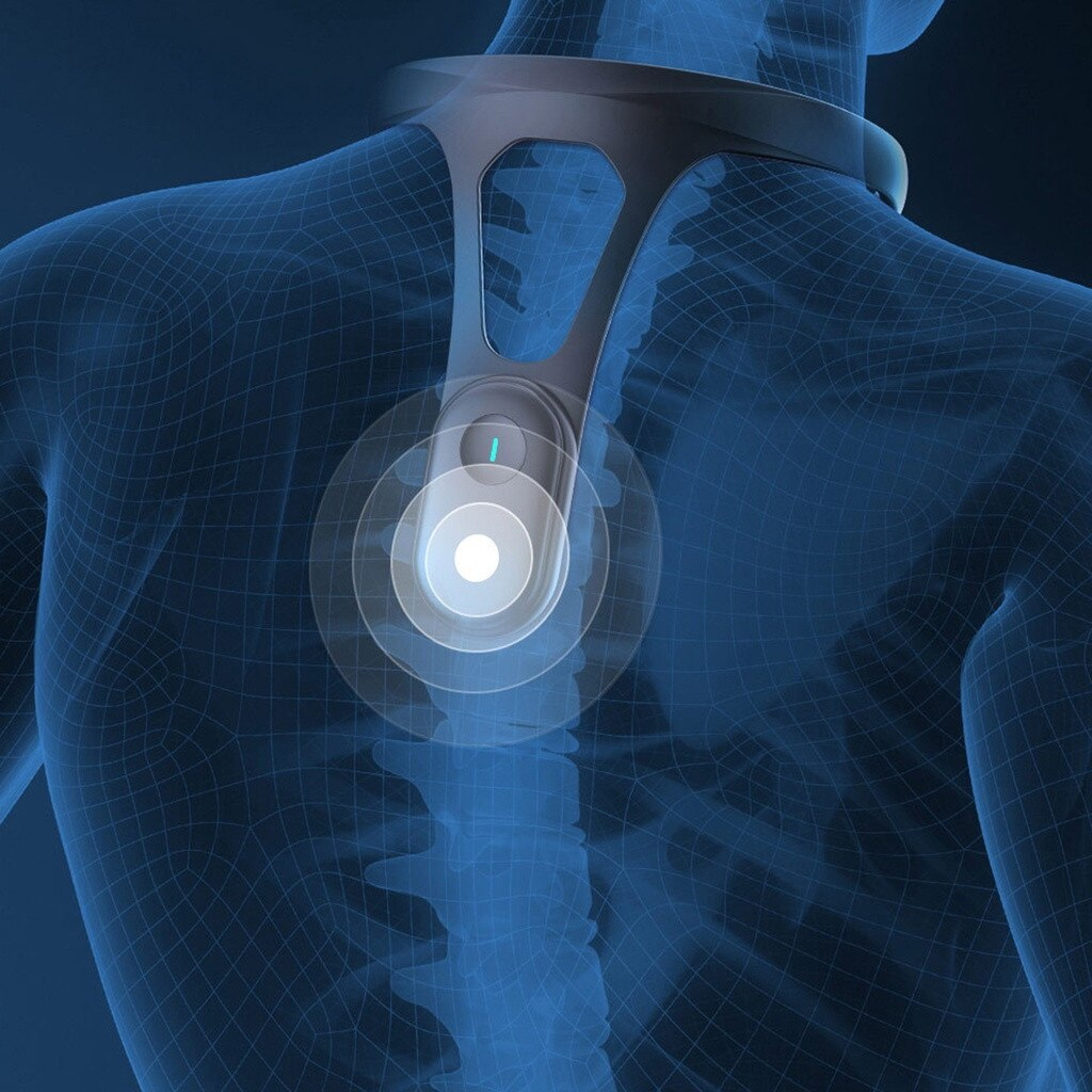 Digital illustration of a Smart posture Corrector for Shoulder Pain.